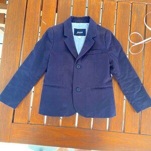 Jacadi Boy's Navy Blue Classic Blazer in Size 5 EUC
